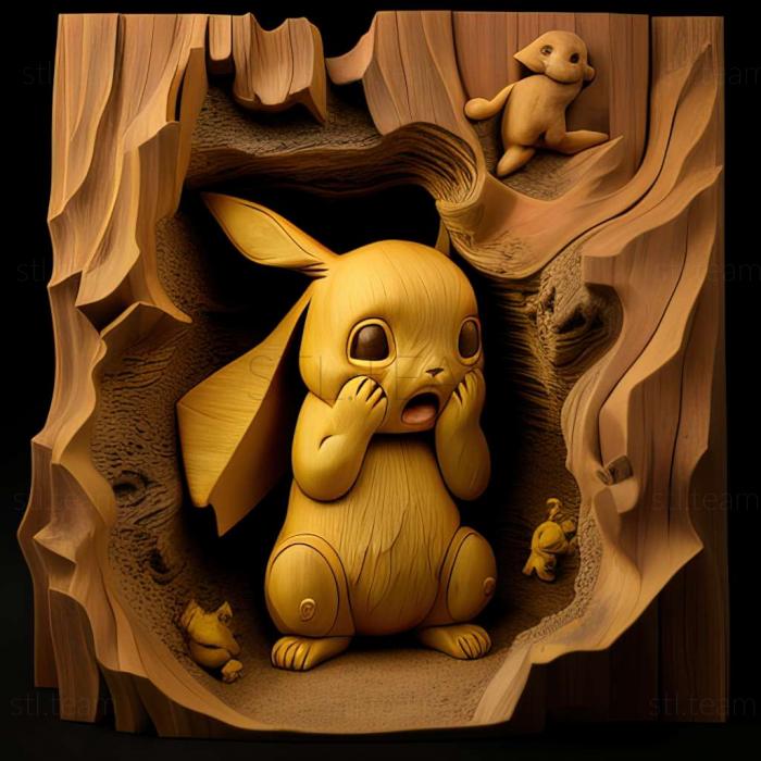3D model Pikachus Goodbye Foreof Pikachu (STL)